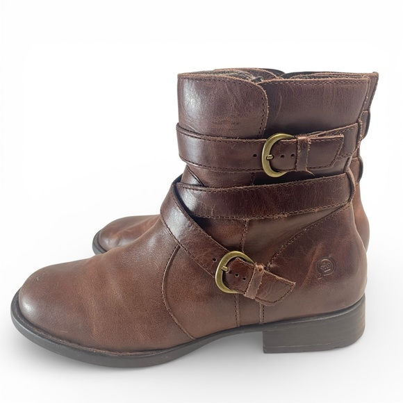 BORN Women's McMillan Leather Boots in Mink Brown Size 8M - Picture 6 of 12